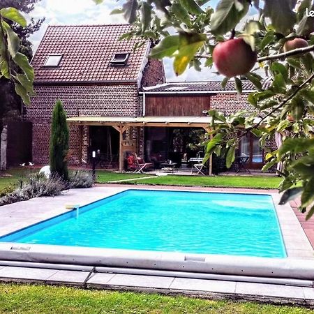 Chambres D Hotes ,Hotel ,Secret D'Une Nuit A Vicq Pres De Onnaing,Avec Piscine מראה חיצוני תמונה