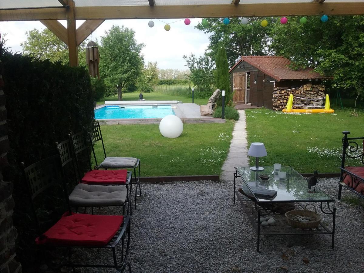 Chambres D Hotes ,Hotel ,Secret D'Une Nuit A Vicq Pres De Onnaing,Avec Piscine מראה חיצוני תמונה