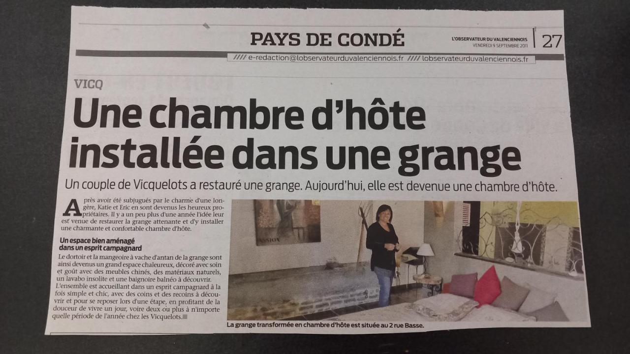 Chambres D Hotes ,Hotel ,Secret D'Une Nuit A Vicq Pres De Onnaing,Avec Piscine מראה חיצוני תמונה